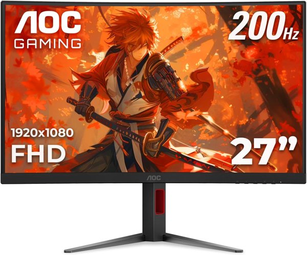 AOC 27" curved 200Hz gaming monitor
