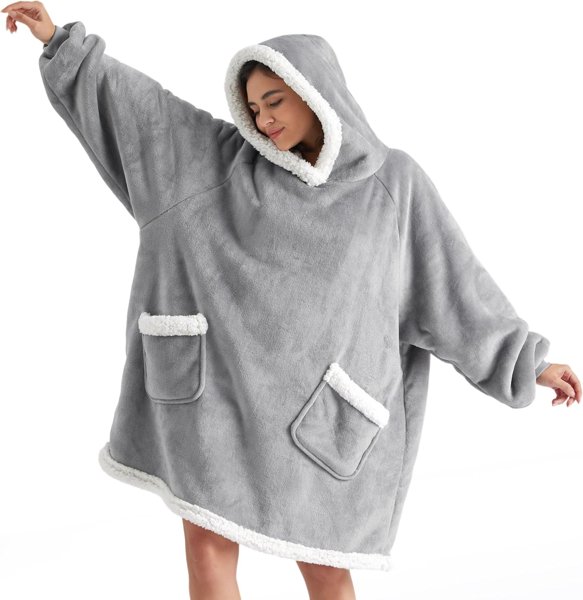 Bedsure wearable blanket hoodie