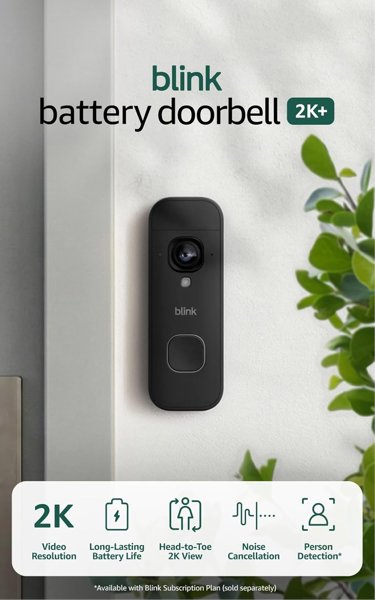 Blink Battery Doorbell 2K+