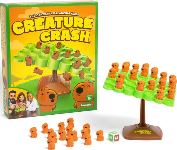 Creature Crash capybara balancing game