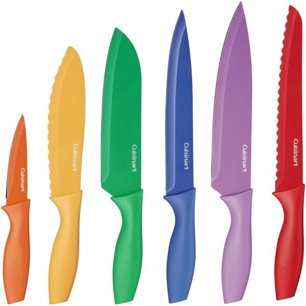 Cuisinart 12-pc color knife set