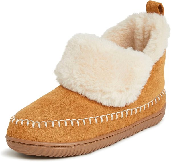 Dearfoams women's Moritz bootie slippers