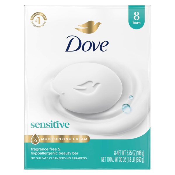 Dove Sensitive beauty bar 8-pk