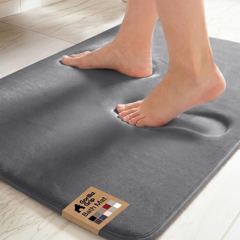 Gorilla Grip memory foam bath rug
