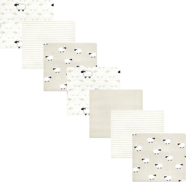 Hudson Baby flannel receiving blankets