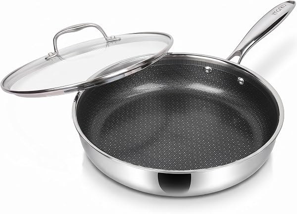 imarku 12" nonstick pan with lid