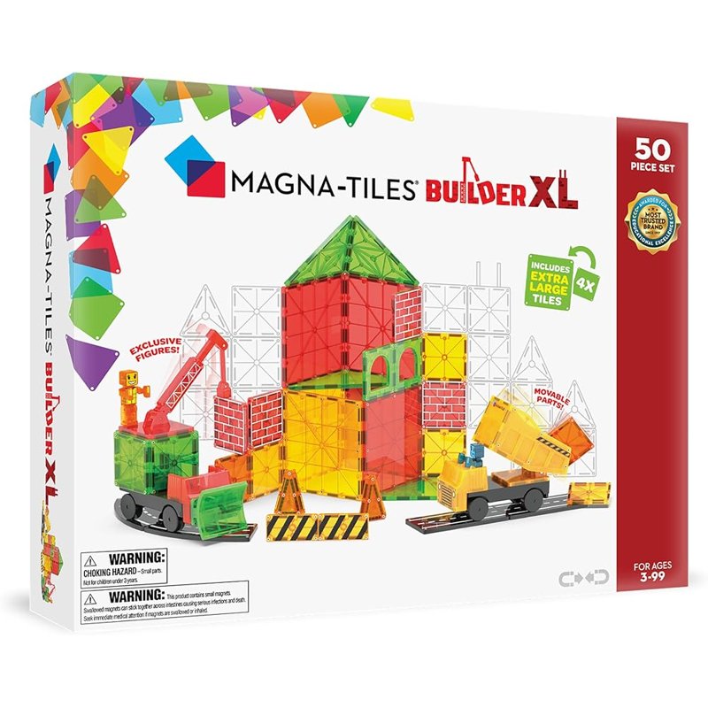 Magna-Tiles Builder XL 50-pc set