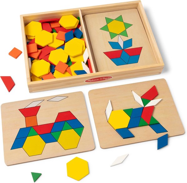 Melissa & Doug Pattern Blocks and Boards