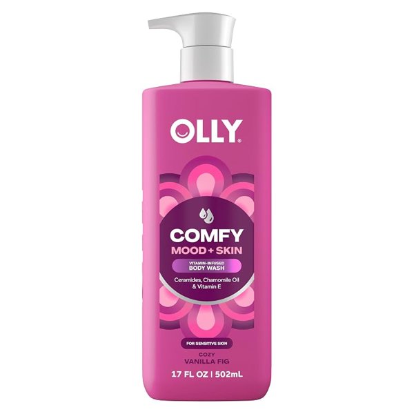 OLLY body wash 17 oz, vanilla fig