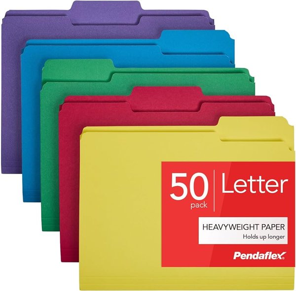 Pendaflex file folders 50-pack