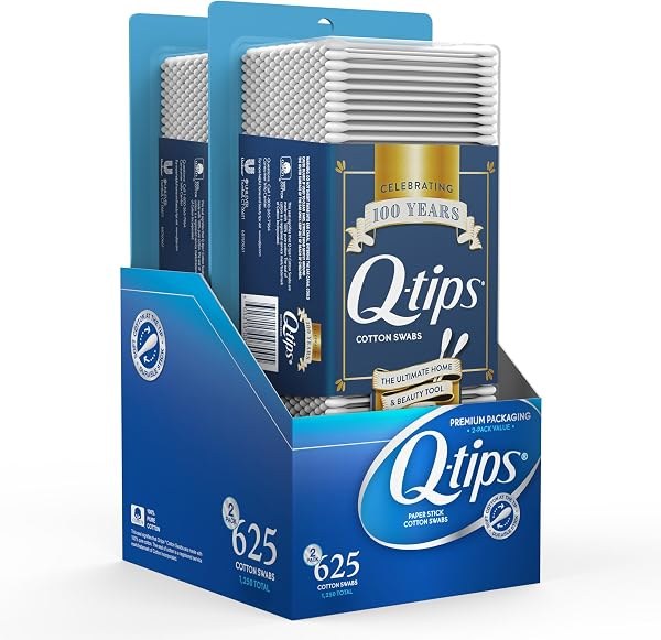 Q-tips 625-ct cotton swabs 2-pack