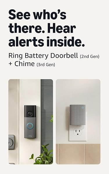 Ring Battery Doorbell + Chime
