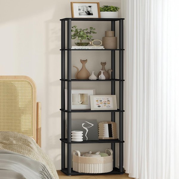 VASAGLE 6-tier slim shelf