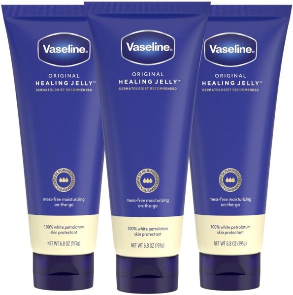 Vaseline Healing Jelly tubes 3-pack