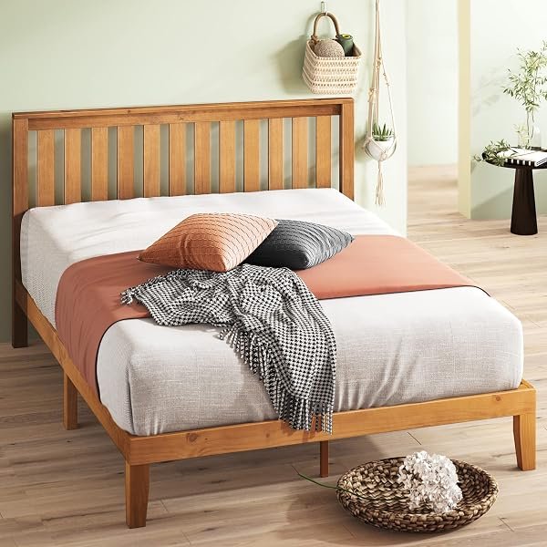 Zinus Alexia wood bed frame (queen)