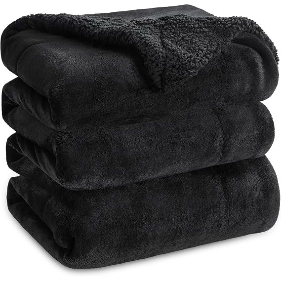 Bedsure sherpa fleece blanket, King