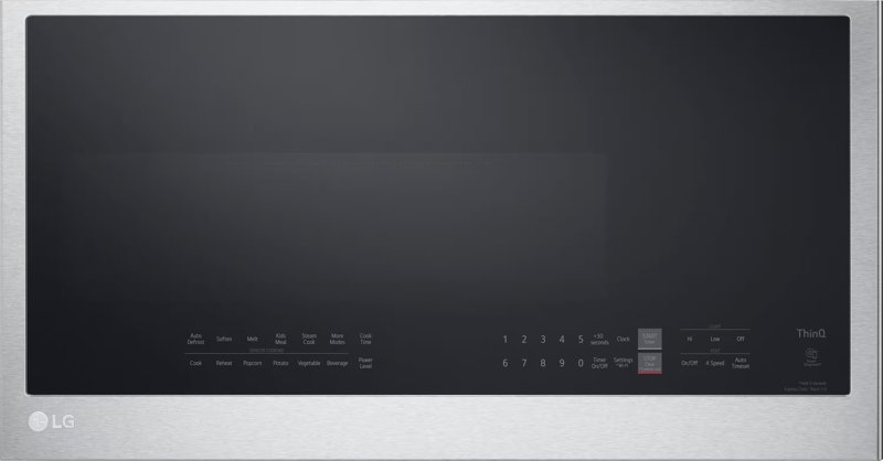 LG 2.0 cu ft over-the-range microwave