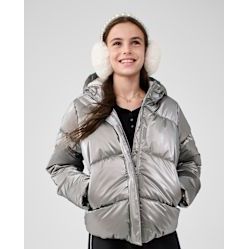 Children's Place girls microfleece-lined puffer