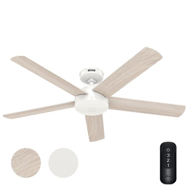 Hunter 52" outdoor ceiling fan with remote (refurb)
