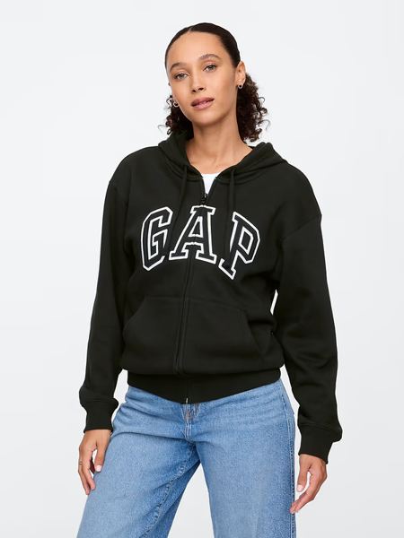 Gap Factory logo zip hoodie