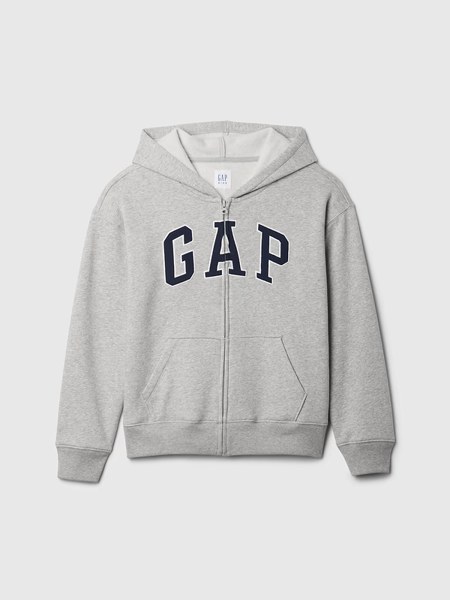 Gap Factory kids logo zip hoodie