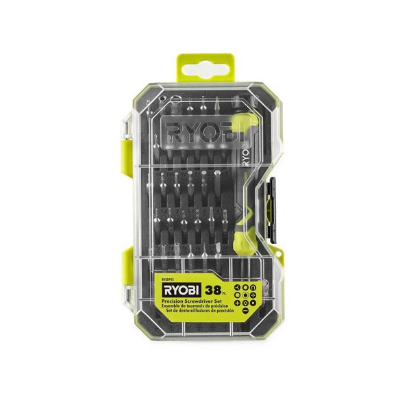 RYOBI 38-pc precision screwdriver set