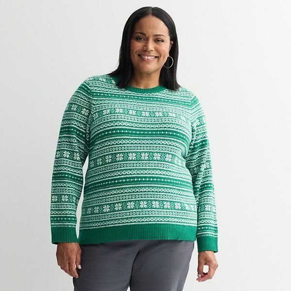 Croft and Barrow plus cozy sweater