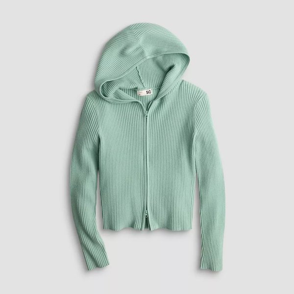 Girls SO two-way zip hoodie