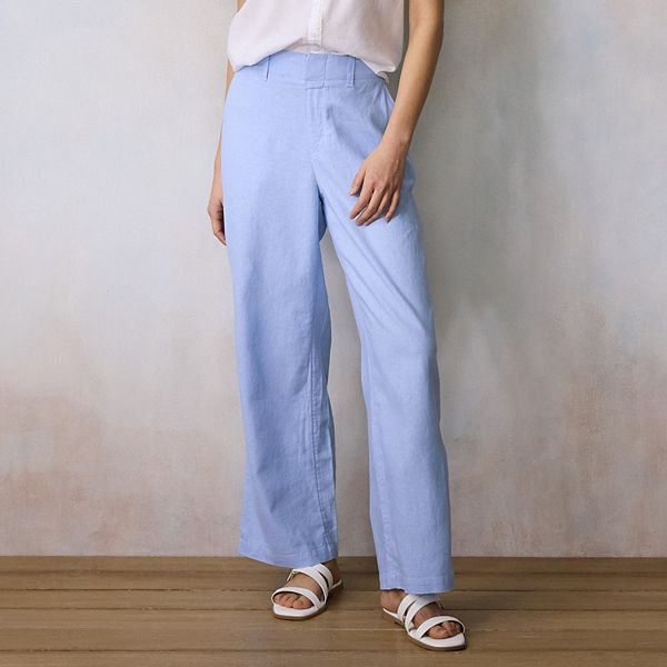 LC Lauren Conrad drapey trousers