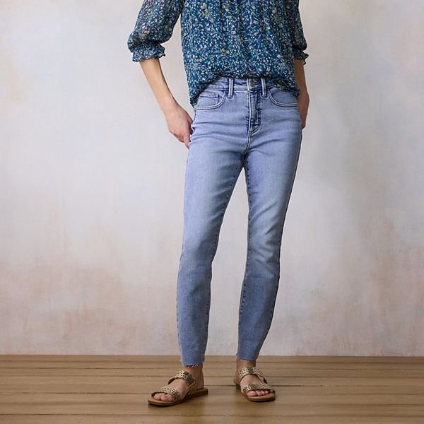 LC Lauren Conrad skinny ankle jeans