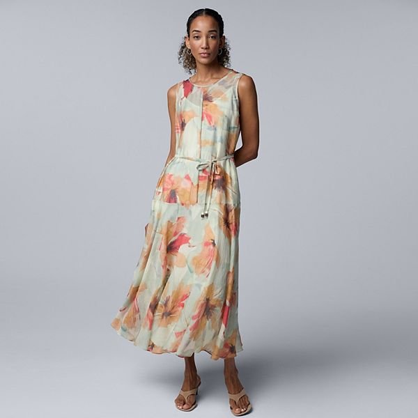 Simply Vera belted maxi dress