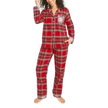 Lands' End women's 2-pc cotton flannel pajama