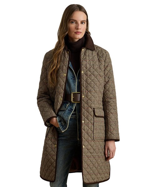 Lauren Ralph Lauren diamond-stitched coat