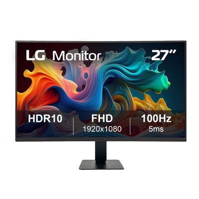 LG 27" FHD curved monitor 100Hz