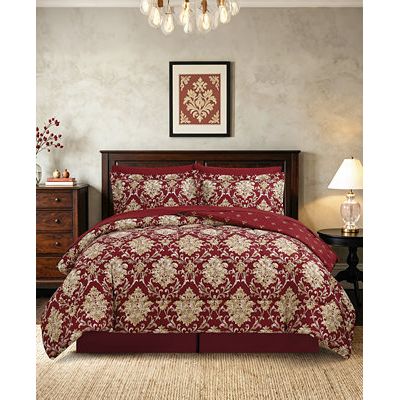 Macy's Alexa Damask 8-pc comforter set, Twin