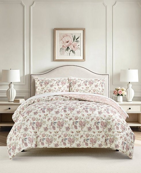 Painted Rose 3-pc comforter set