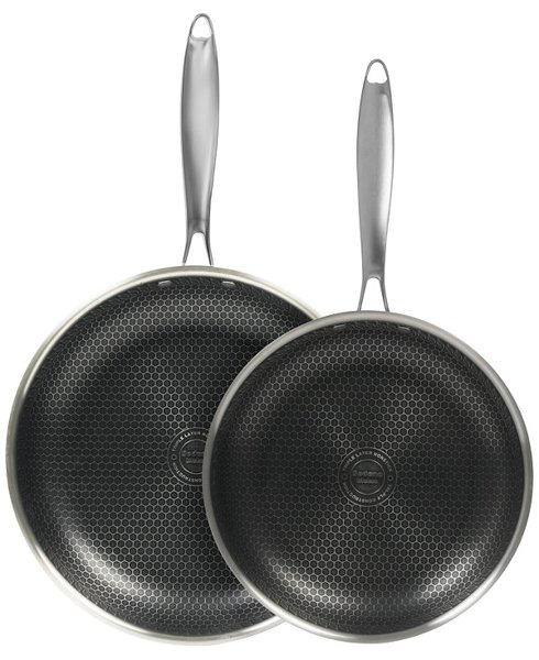 Sedona nonstick stainless 2-pc frypan set