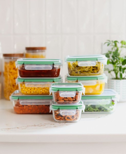 Sedona Kitchen 16-pc glass storage set