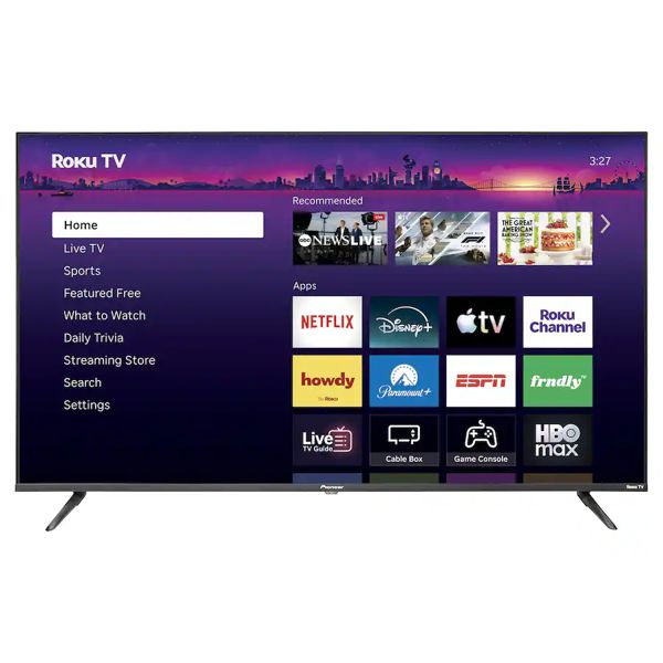Pioneer 55" 4K Roku smart TV