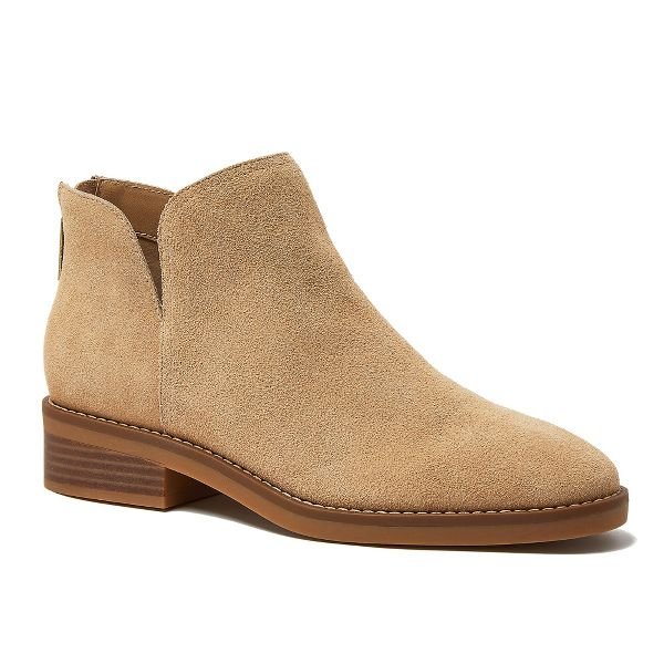 Lands' End zip ankle booties