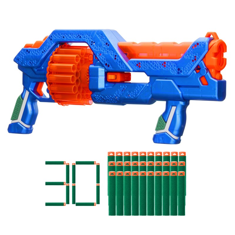 Air Warriors 30-dart drum blaster