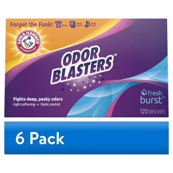 Arm & Hammer dryer softener 6-pack (720)