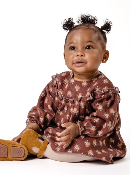 Gerber baby girl dress + tights set