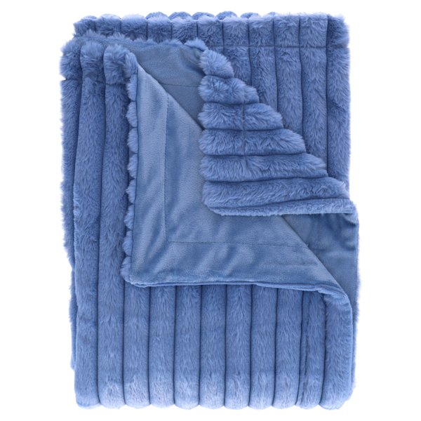 Mainstays faux fur blanket, queen