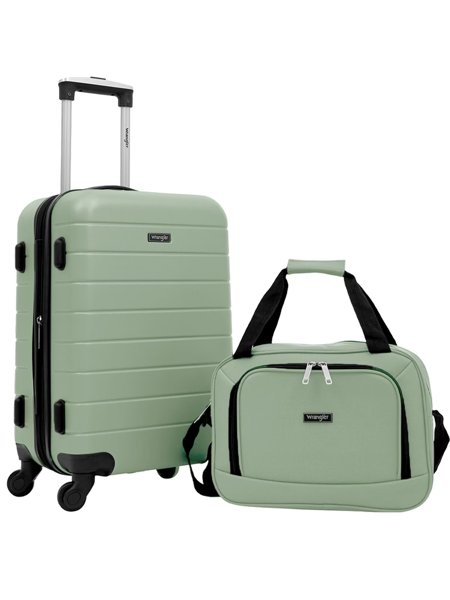 Wrangler 2-pc carry-on spinner set