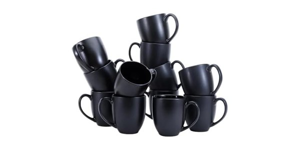 Amazon Basics 12 coffee mugs