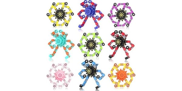 YIZER fidget spinners 9-pack