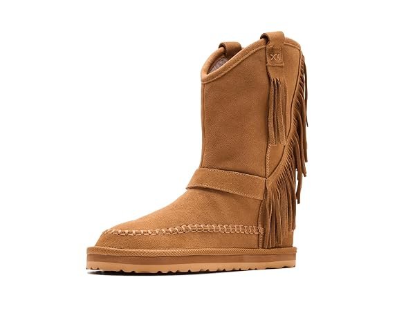 Free People Faye fringe boots