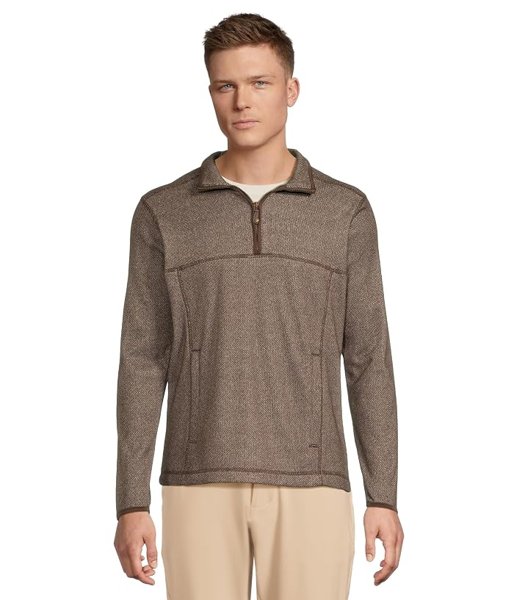 Johnston & Murphy fleece quarter-zip